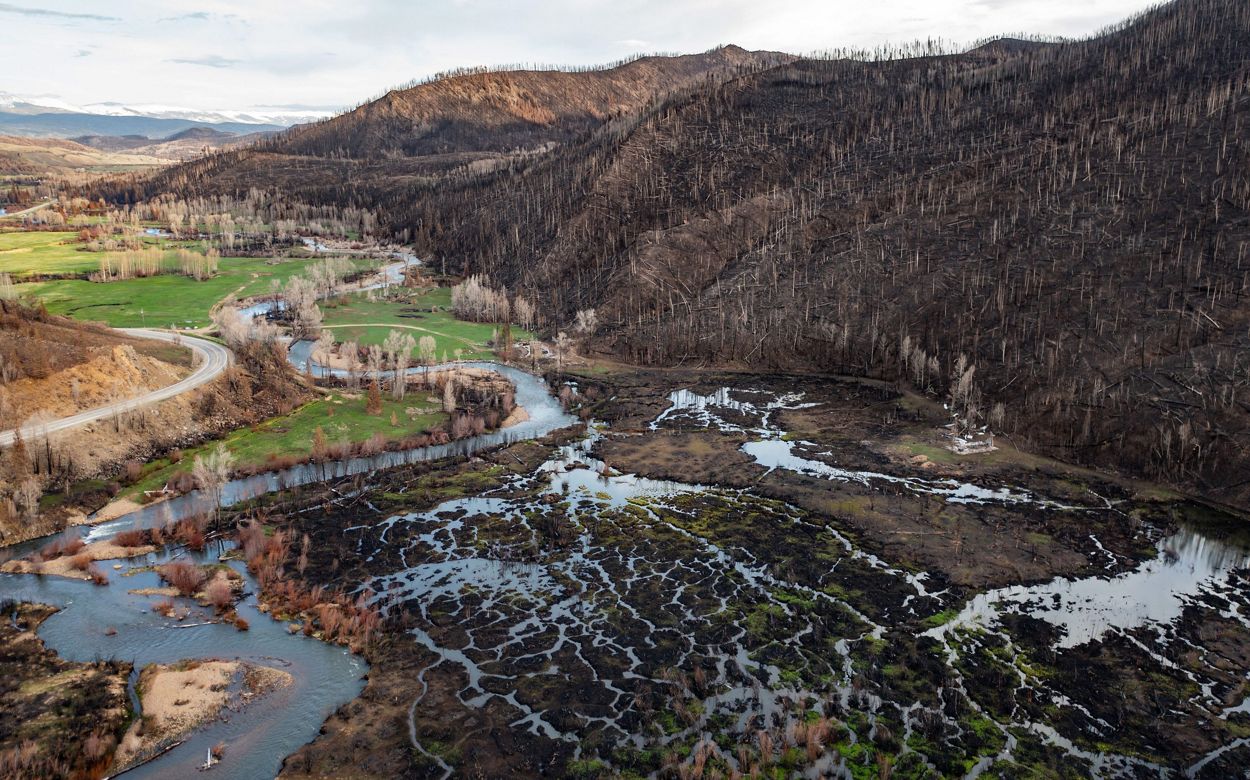 East Troublesome Fire burn scar, © Jason Houston